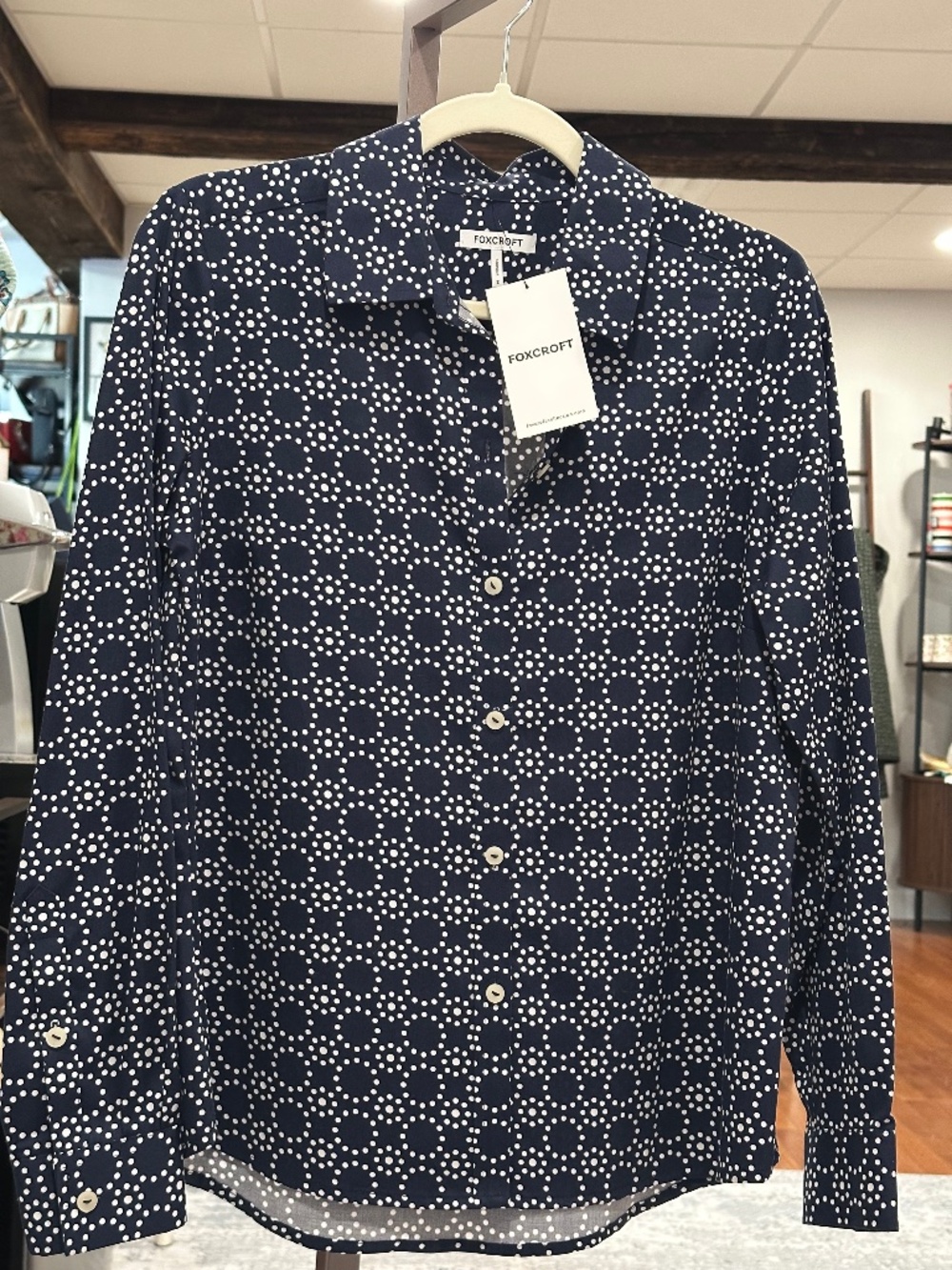 Foxcroft: Simone Mini Polka Dots New With Tag!